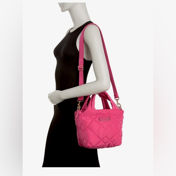 Marc Jacobs Bags Marc Jacobs Quilted Nylon Mini Tote Bag In Peony
